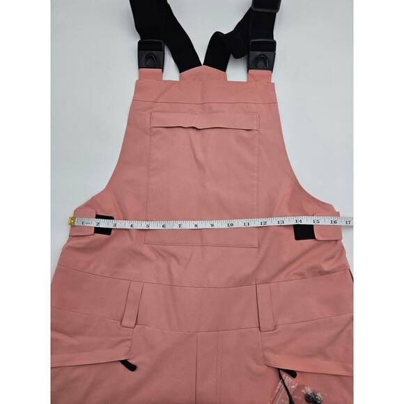 Rossignol Women's Medium Cooper Pink Relaxed Bib Ski/Snowboard Pants NWT - Picture 10 of 12